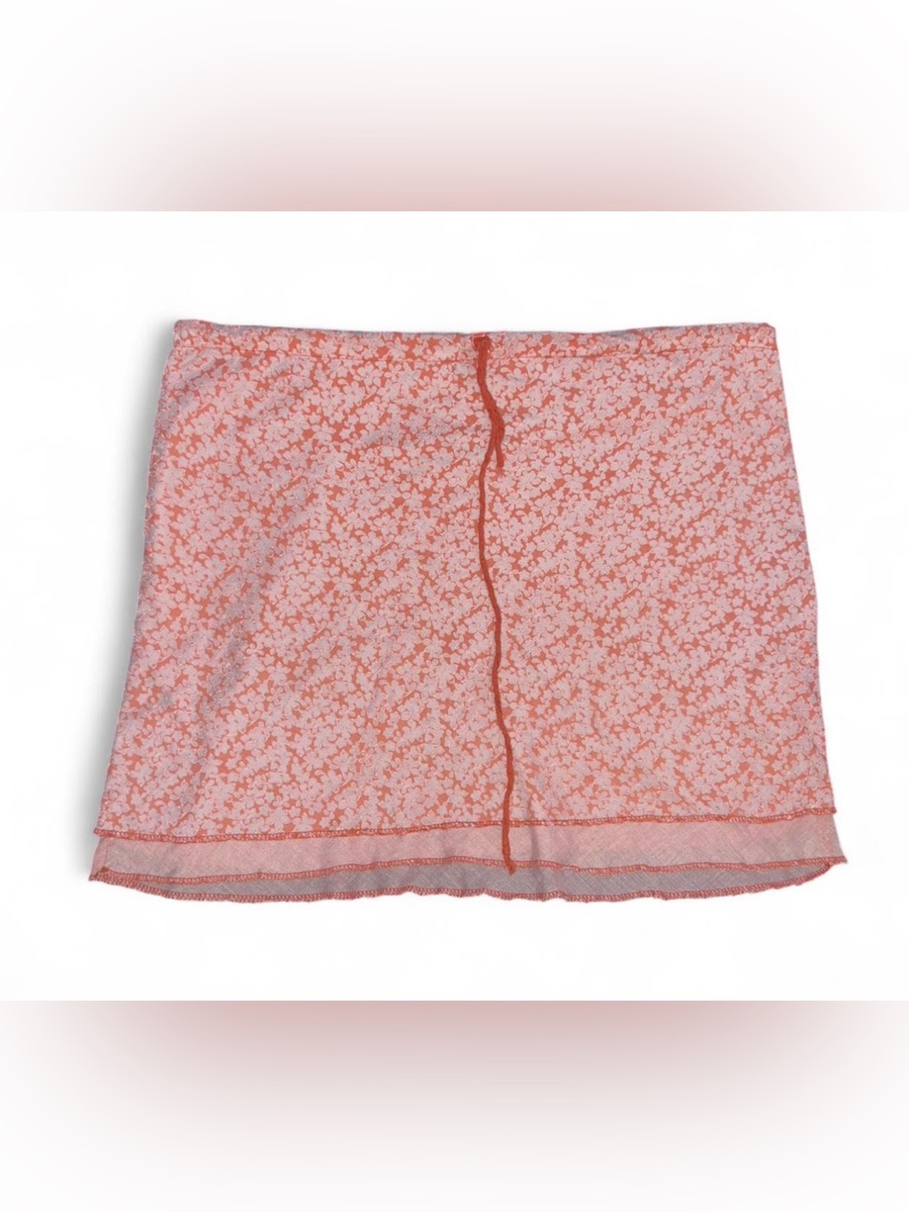 Floral mini skirt